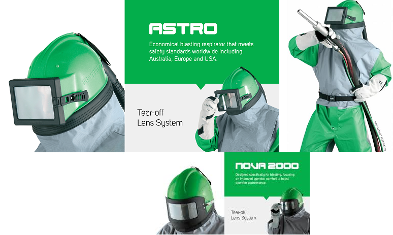 ASTRO & NOVA 2000 BLASTING HELMMET